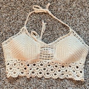 Crochet halter top